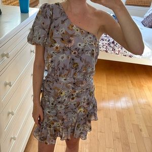 ASTR purple floral dress